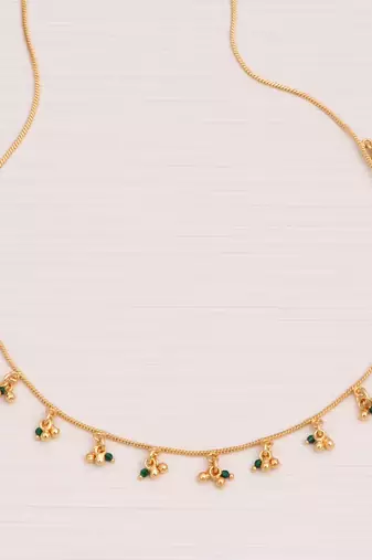 Delicat fancy gold necklace chain for woman and girl