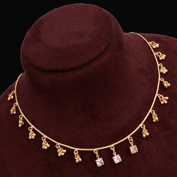 gold plated square crystal charm womens necklace 4