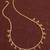 Delicat fancy gold necklace chain for woman and girl