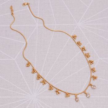 gold plated heart crystal charm necklace for women 2