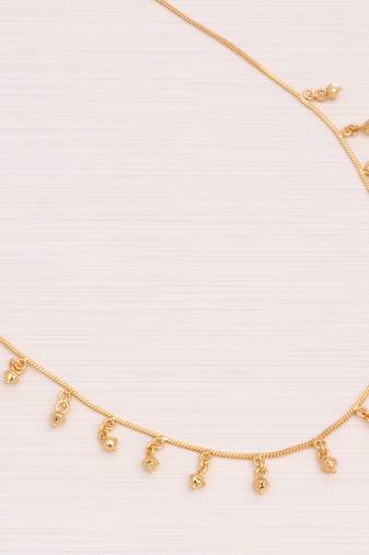 Delicat fancy gold necklace chain for woman and girl
