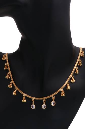 Delicat fancy gold necklace chain for woman and girl