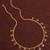 Delicat fancy gold necklace chain for woman and girl