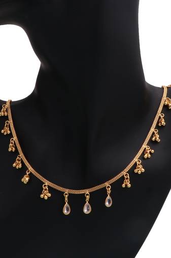Delicat fancy gold necklace chain for woman and girl