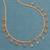 Delicat fancy gold necklace chain for woman and girl