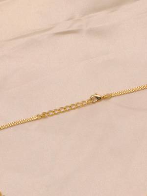 gold plated heart charm necklace for women 5