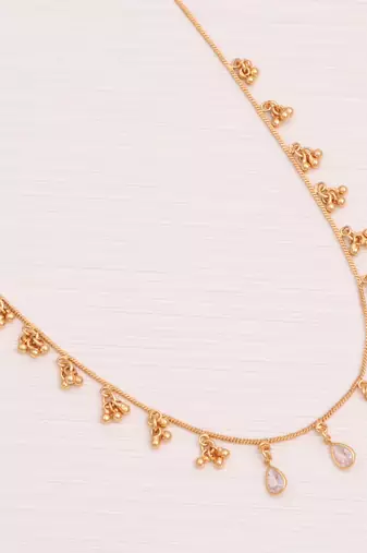 Delicat fancy gold necklace chain for woman and girl