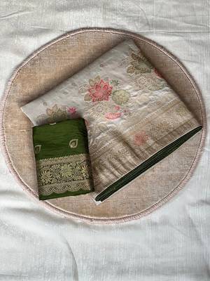 silver grey meenakari zari woven dola silk saree 3