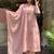Pink p.v. chanderi heavy thread embroidery work kurta pant set
