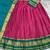 Pink Kanjivaram Silk Half blend Lehenga Saree With blouse And Dupatta