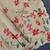 Cream Color  floral embroidery Work Silk Saree