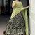 Alluring Black Kalamkari Printed Silk Festive Wear Half Saree Lehenga