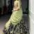 Alluring Black Kalamkari Printed Silk Festive Wear Half Saree Lehenga