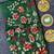 Green Color  floral embroidery Work Silk Saree