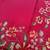 Red Color  floral embroidery Work Silk Saree