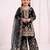 Girls heavy embroidery ethnic kurta and palazzo set with net dupatta
