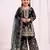 Girls heavy embroidery ethnic kurta and palazzo set with net dupatta