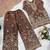 Girls heavy embroidery ethnic kurta and palazzo set with net dupatta