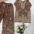 Girls heavy embroidery ethnic kurta and palazzo set with net dupatta