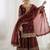 Girls heavy embroidery ethnic kurta and palazzo set with net dupatta