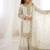 Girls heavy embroidery ethnic kurta and palazzo set with net dupatta