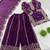 Girls heavy embroidery ethnic kurta and palazzo set with net dupatta