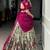 Beautiful Cream Kalamkari Printed Silk Event Wear Half Saree Lehenga