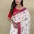 Red Color machine woven multi thread Work Silk Saree