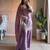 lavender silk blend embroidered palazzo set