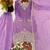 lavender silk blend embroidered palazzo set