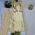 beige silk blend embroidered kurta set