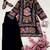 black cotton poly embroidered palazzo set