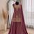 onion pink silk blend embroidered palazzo set