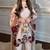 beige glass tissue embroidered palazzo set