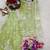 light parrot green silk blend embroidered palazzo set