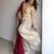 beige organza embroidered farshi salwar set