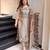 beige silk blend embroidered kurta set