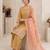 mustard silk blend embroidered farshi salwar set