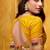 yellow silk blend embroidered lehenga set