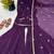 purple silk blend embroidered sharara palazzo set