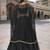 black georgette plain lehenga set