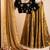 golden silk blend embroidered lehenga set