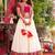 cream silk blend embroidered lehenga set