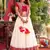 cream silk blend embroidered lehenga set