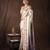 Grey handloom pure tissue silk saree
