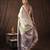 Grey handloom pure tissue silk saree