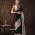Black handloom pure silk saree