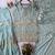 sea green georgette embroidered sharara set