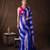 Blue handloom tissue silk saree