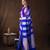Blue handloom tissue silk saree
